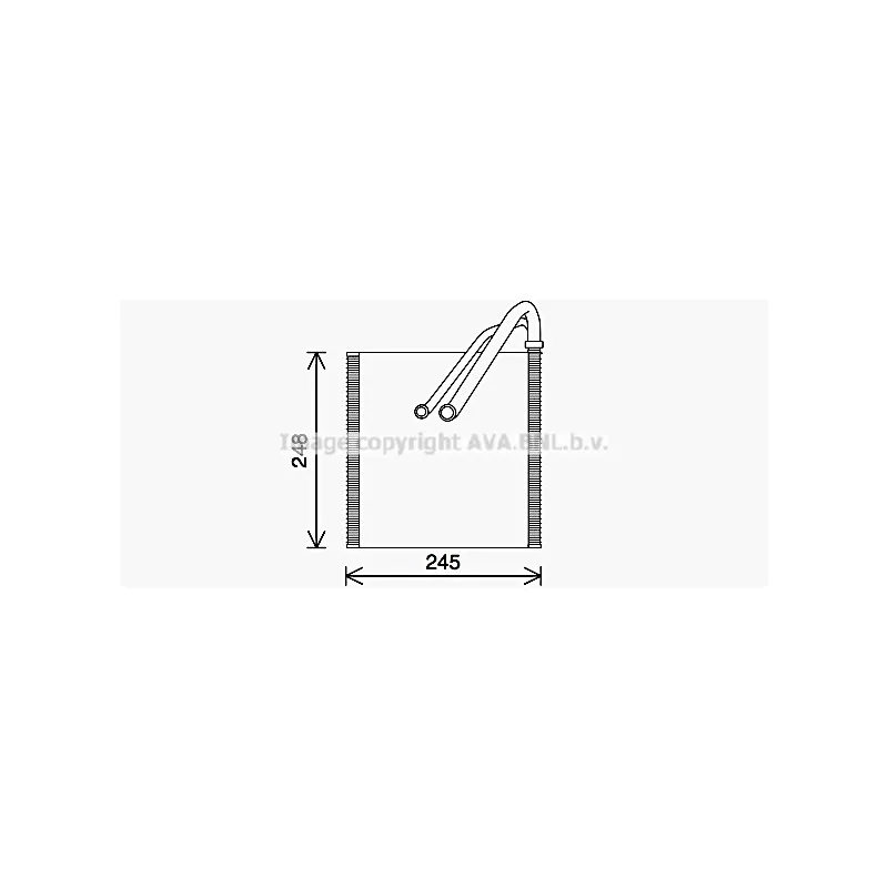 Évaporateur climatisation AVA QUALITY COOLING VNV400