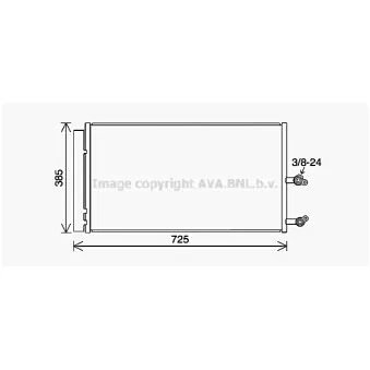 Condenseur, climatisation AVA QUALITY COOLING VO5194D