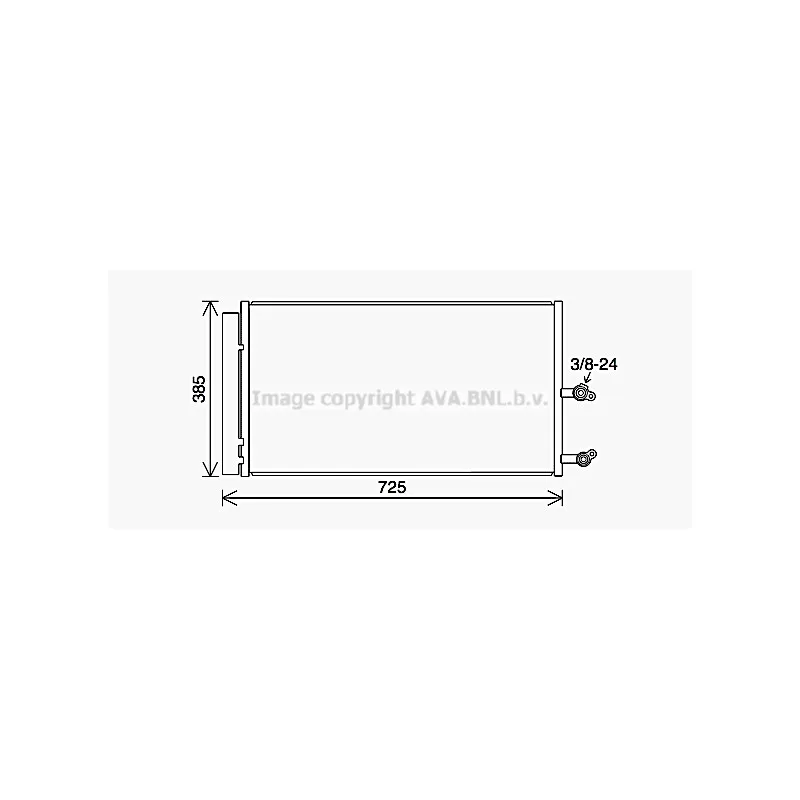 Condenseur, climatisation AVA QUALITY COOLING VO5194D