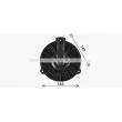 Moteur électrique, pulseur d'air habitacle AVA QUALITY COOLING VO8306 - Visuel 1