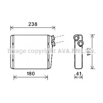Système de chauffage AVA QUALITY COOLING VOA6163