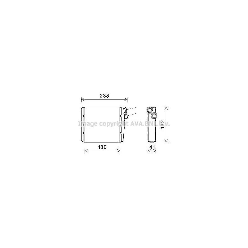 Système de chauffage AVA QUALITY COOLING VOA6163