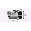 Compresseur, climatisation AVA QUALITY COOLING VOAK303 - Visuel 1