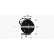 Compresseur, climatisation AVA QUALITY COOLING VOAK303 - Visuel 2