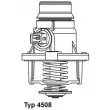 Thermostat, liquide de refroidissement WAHLER 4508.101D50 - Visuel 1
