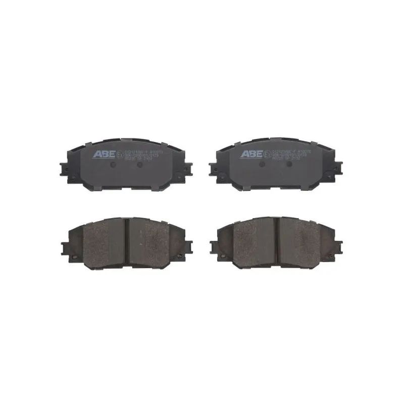 Jeu de 4 plaquettes de frein avant ABE C12121ABE-P