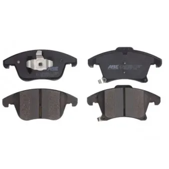 Jeu de 4 plaquettes de frein avant ABE C1G069ABE-P