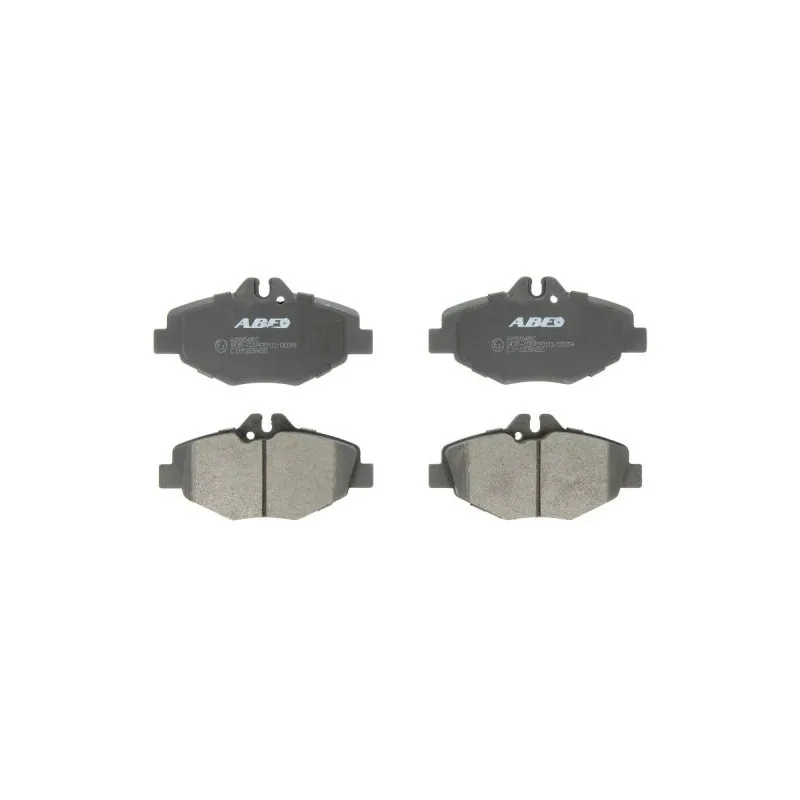 Jeu de 4 plaquettes de frein avant ABE C1M028ABE-P