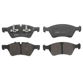 Jeu de 4 plaquettes de frein avant ABE C1M049ABE-P