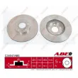 Jeu de 2 disques de frein avant ABE C34047ABE - Visuel 1