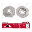 Jeu de 2 disques de frein avant ABE C34048ABE - Visuel 1