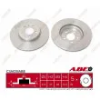 Jeu de 2 disques de frein avant ABE C3A028ABE - Visuel 1