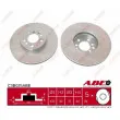 Jeu de 2 disques de frein avant ABE C3B025ABE - Visuel 1
