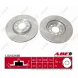 Jeu de 2 disques de frein avant ABE C3D010ABE - Visuel 1