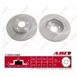Jeu de 2 disques de frein avant ABE C3M052ABE - Visuel 1