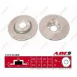 Jeu de 2 disques de frein avant ABE C3V016ABE - Visuel 1