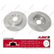 Jeu de 2 disques de frein avant ABE C3X036ABE - Visuel 1