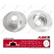 Jeu de 2 disques de frein arrière ABE C4B021ABE - Visuel 1