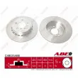 Jeu de 2 disques de frein arrière ABE C4B025ABE - Visuel 1