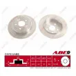 Jeu de 2 disques de frein arrière ABE C4Y011ABE - Visuel 1