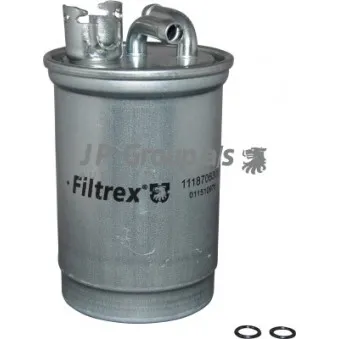 Filtre à carburant JP GROUP 1118706300