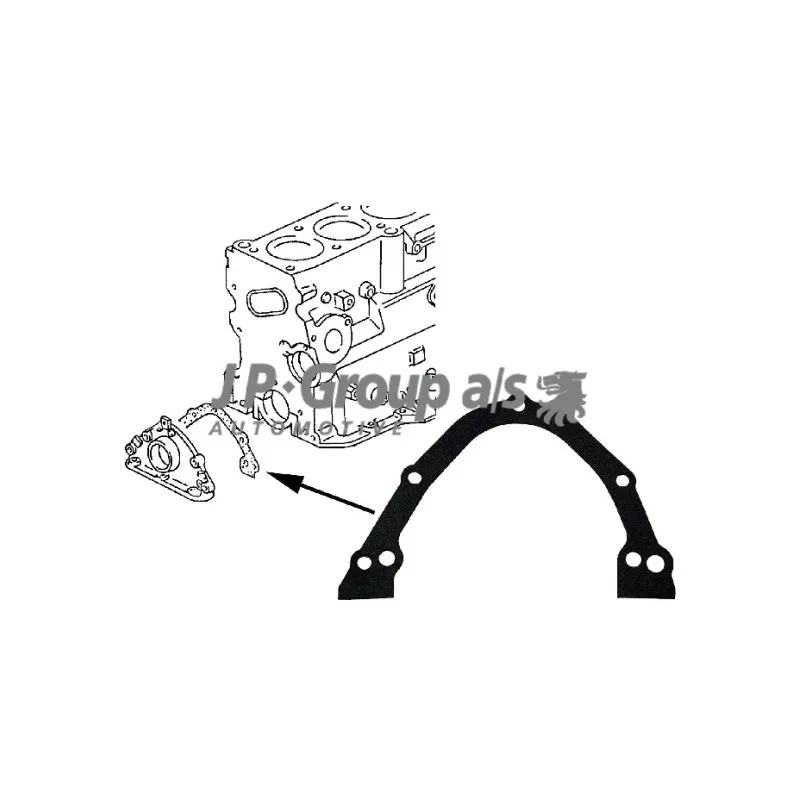 Joint, couverle de carter (carter de vilebrequin) JP GROUP 1119100300