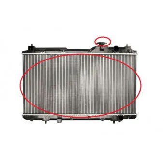 Radiateur, refroidissement du moteur THERMOTEC D74003TT