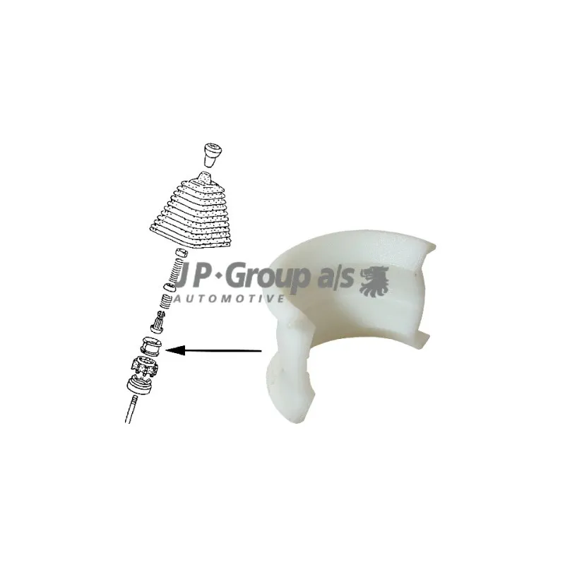 Douille, levier de vitesse JP GROUP 1131400600