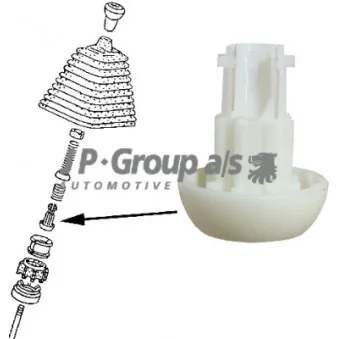 Douille, levier de vitesse JP GROUP 1131501500