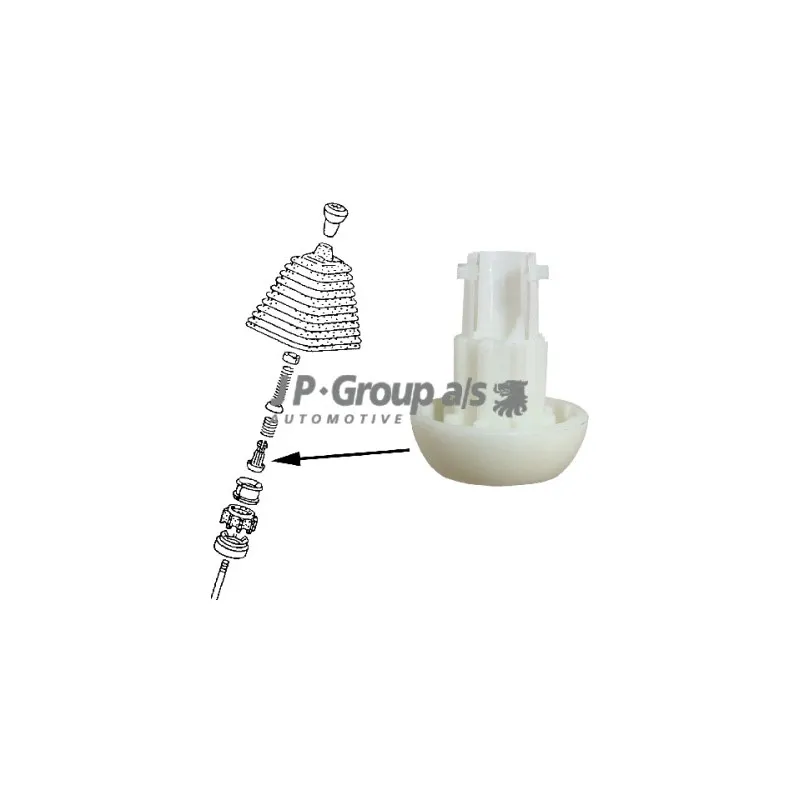Douille, levier de vitesse JP GROUP 1131501500