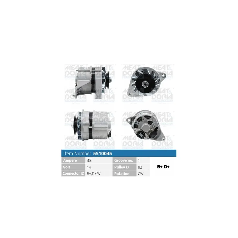 Alternateur MEAT & DORIA 5510045