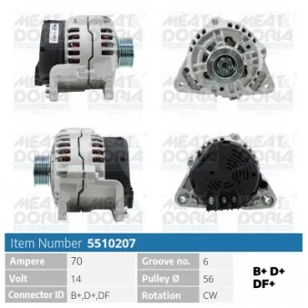 Alternateur MEAT & DORIA 5510207