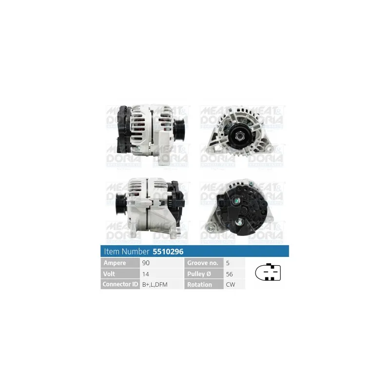 Alternateur MEAT & DORIA 5510296