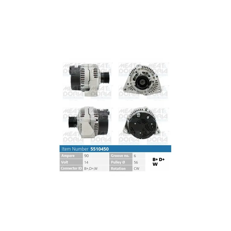 Alternateur MEAT & DORIA 5510450