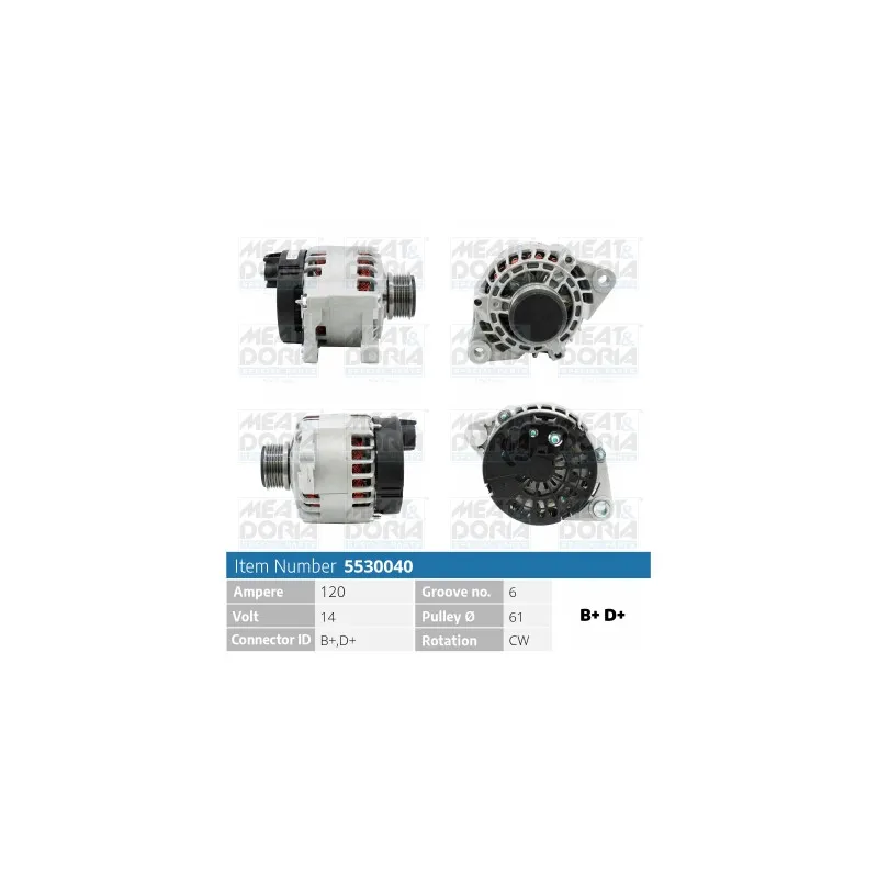Alternateur MEAT & DORIA 5530040