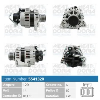 Alternateur MEAT & DORIA 5541320