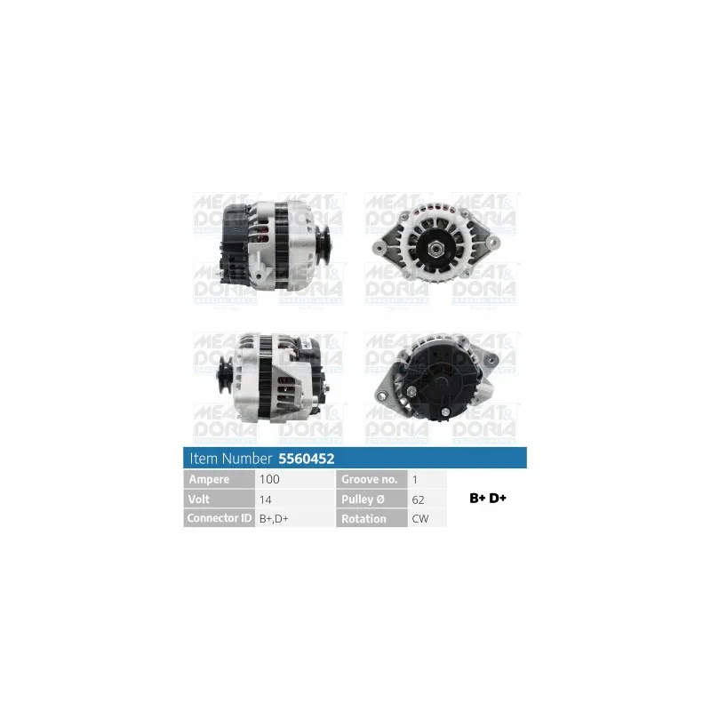 Alternateur MEAT & DORIA 5560452