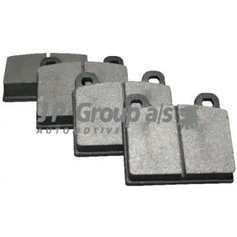 Jeu de 4 plaquettes de frein avant JP GROUP 1163601210