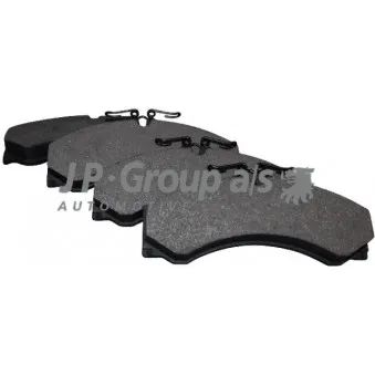 Jeu de 4 plaquettes de frein avant JP GROUP 1163601610
