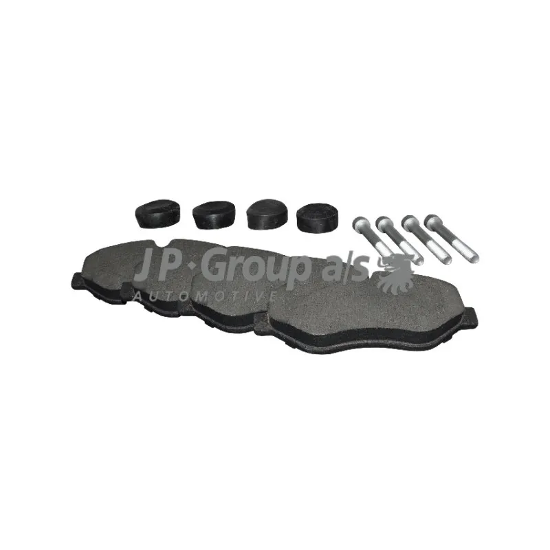 Jeu de 4 plaquettes de frein avant JP GROUP 1163601710