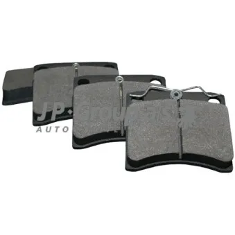 Jeu de 4 plaquettes de frein avant JP GROUP 1163606610