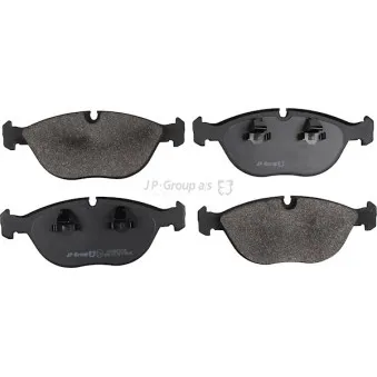 Jeu de 4 plaquettes de frein avant JP GROUP 1163607410
