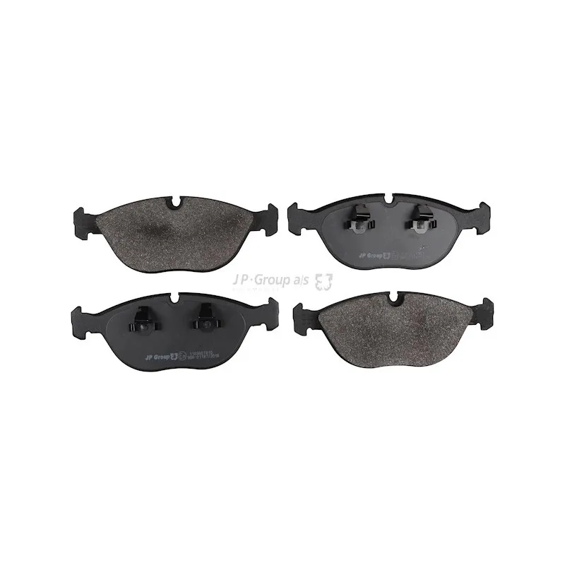 Jeu de 4 plaquettes de frein avant JP GROUP 1163607410