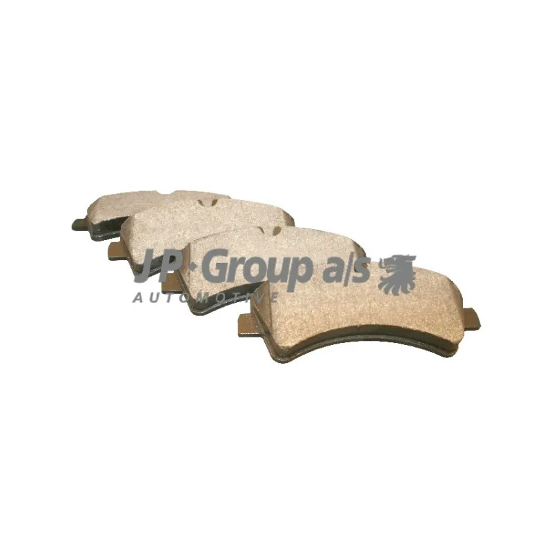 Jeu de 4 plaquettes de frein arrière JP GROUP 1163705710