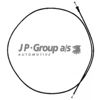 Tirette de capot moteur JP GROUP 1170701100