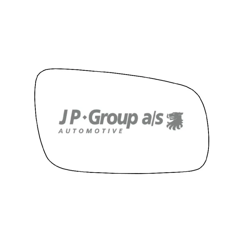 Verre de rétroviseur, rétroviseur extérieur JP GROUP 1189300880