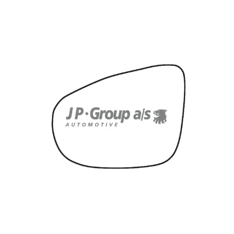 Verre de rétroviseur, rétroviseur extérieur JP GROUP 1189304770