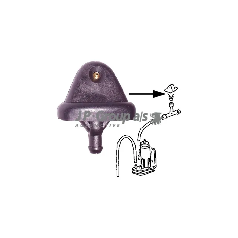 Gicleur d'eau de nettoyage, nettoyage des vitres JP GROUP 1198700100