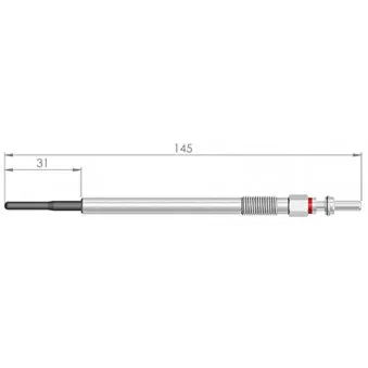 Bougie de préchauffage RESCAL 145 019