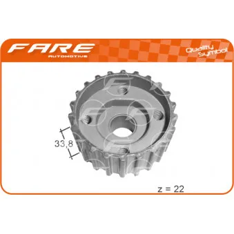 Roue dentée, vilebrequin FARE SA 10572